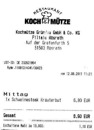 pcfw Höffner Kochmütze Restaurant